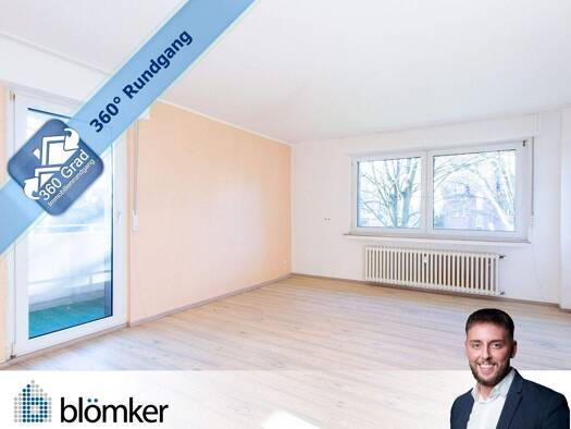 Wohnung zur Miete 500 € 2,5 Zimmer 65 m² 1. Geschoss frei ab sofort Scholven Gelsenkirchen / Scholven 45896