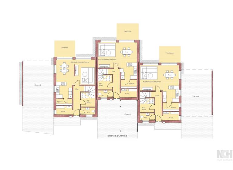 Reihenendhaus zum Kauf - Neubau 499.000 € 5 Zimmer 124,4 m²<br/>Wohnfläche 368,3 m²<br/>Grundstück Kirchweidach Kirchweidach 84558