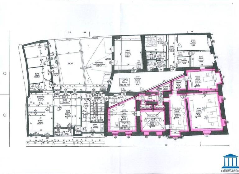 Büro zur Miete 1.645 € 5 Zimmer Wiener Neustadt 2700