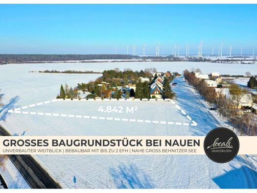 Grundstück zum Kauf 390.000 € 4.842 m² Grundstück Quermathen Nauen 14641