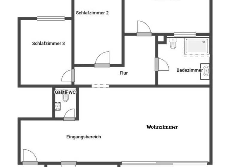 Wohnung zum Kauf 270.000 € 4 Zimmer 113,2 m² 2. Geschoss Kirchdornberg Bielefeld 33619