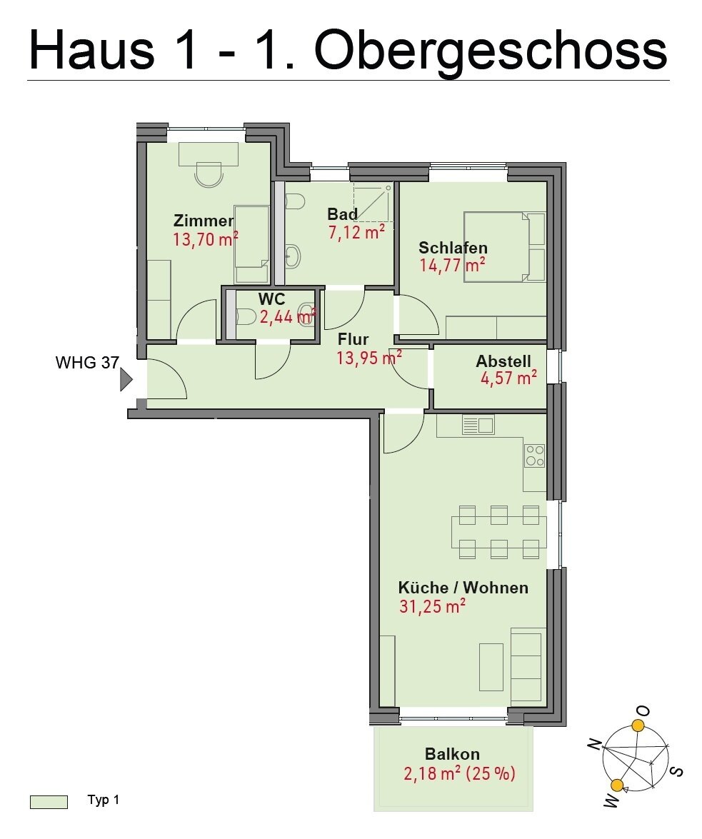 Wohnung zur Miete 1.080 € 3 Zimmer 90 m²<br/>Wohnfläche 1.<br/>Geschoss Graveshamstr. 10 Kern Neumünster 24534