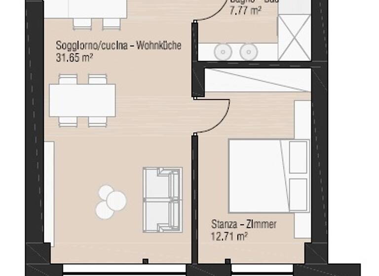 Studio zum Kauf 315.000 € 2 Zimmer 95 m² frei ab sofort Mölten