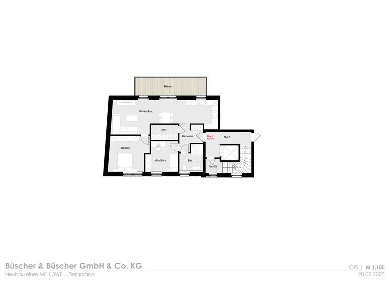 Wohnung zum Kauf 343.400 € 3 Zimmer 82,6 m²<br/>Wohnfläche 1.<br/>Geschoss Emsdetten 48282