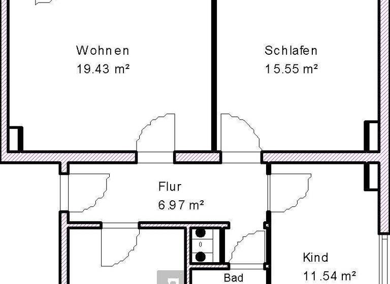 Wohnung zur Miete 560 € 3 Zimmer 70 m² 2. Geschoss Fermersleber Weg 12 Leipziger Str. Magdeburg 39112