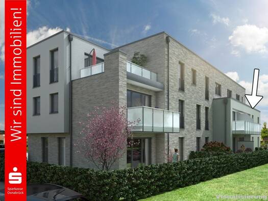 Wohnung zum Kauf - Erstbezug 305.500 € 3 Zimmer 73,2 m² Voxtrup Osnabrück 49086