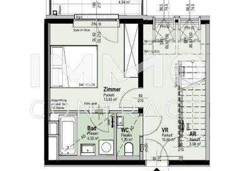 Wohnung zum Kauf - Erstbezug 693.800 € 3 Zimmer 89,6 m² 6. Geschoss Wien 1210