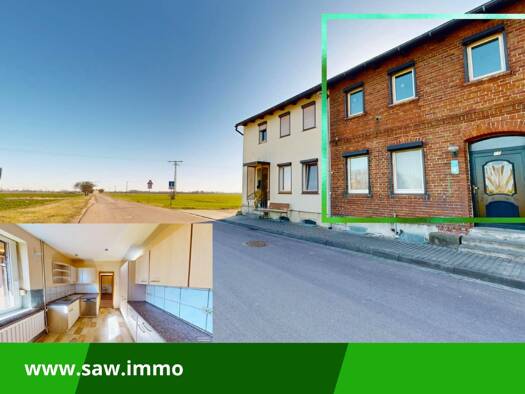 Reihenmittelhaus zum Kauf provisionsfrei 25.000 € 3 Zimmer 108 m² 387 m² Grundstück Großbadegast 06369