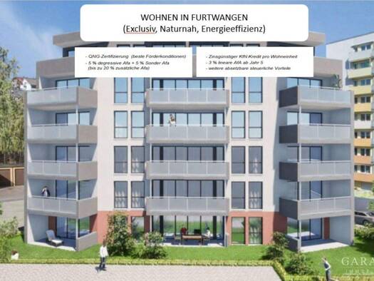 Mehrfamilienhaus zum Kauf - Erstbezug provisionsfrei 4.900.000 € 48 Zimmer 998 m² 800 m² Grundstück Stadtgebiet Furtwangen im Schwarzwald 78120