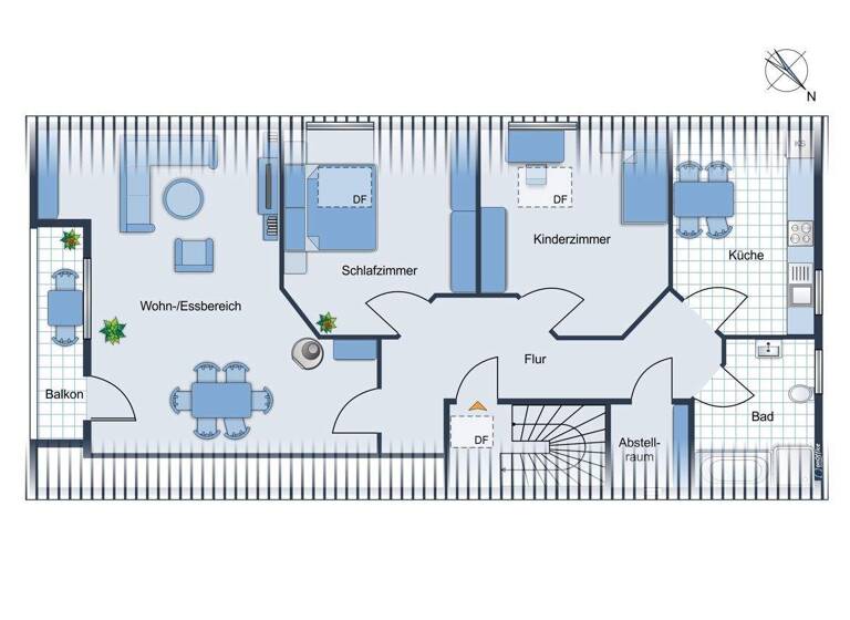 Wohnung zum Kauf 297.500 € 3 Zimmer 89 m² 3. Geschoss Bobingen 86399