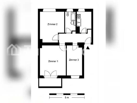 Wohnung zur Miete Tauschwohnung 536 € 2,5 Zimmer 60 m² 1. Geschoss Karlshorst Lichtenberg 10318