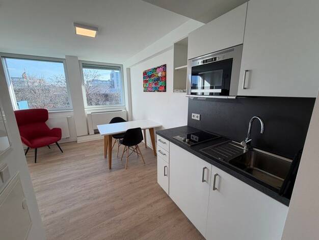 Wohnung zur Miete 606 € 1,5 Zimmer 23,6 m² 3. Geschoss frei ab 24.08.2026 Konrad-Adenauer-Platz 10 Stadtmitte Stadtbezirk 1 40210