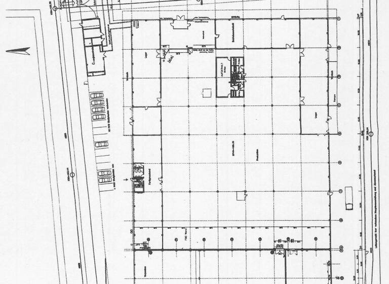 Produktionshalle zur Miete 8.229 m² Lagerfläche teilbar ab 2.650 m² Böckingen Heilbronn 74080