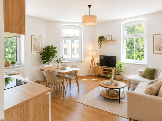 Wohnung zur Miete 400 € 3 Zimmer 67 m² Geschoss 1/4 frei ab sofort Tschaikowskistraße 29 Sonnenberg Chemnitz 09130