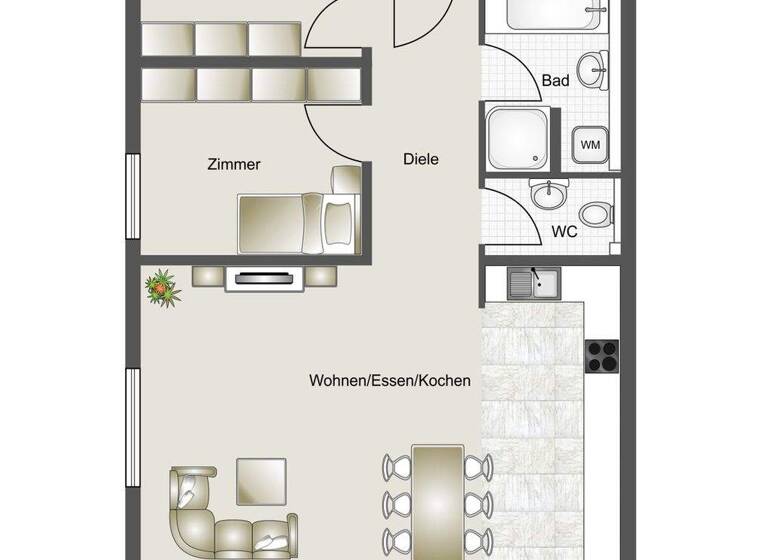 Wohnung zum Kauf 319.000 € 3 Zimmer 70,6 m² Gundelfingen Gundelfingen an der Donau 89423