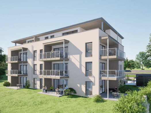 Terrassenwohnung zur Miete - Erstbezug 960 € 2 Zimmer 69 m² frei ab 01.10.2026 Leopoldstraße Innenstadt Detmold 32756