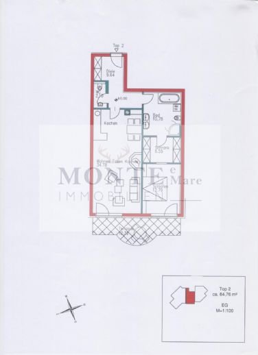 Terrassenwohnung zur Miete 2 Zimmer 84,8 m²<br/>Wohnfläche Kitzbühel 6370