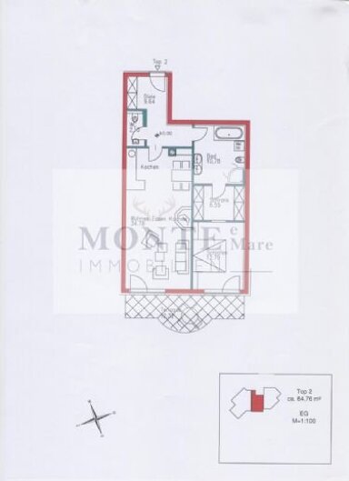 Terrassenwohnung zur Miete 2 Zimmer 84,8 m² Kitzbühel 6370