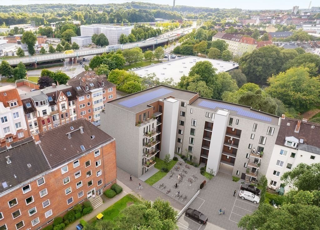 Wohnung zur Miete 1.395 € 3 Zimmer 56,9 m²<br/>Wohnfläche EG<br/>Geschoss ab sofort<br/>Verfügbarkeit Sörensenstr. 14-16 Gaarden - Süd / Kronsburg Bezirk 4 Kiel 24143