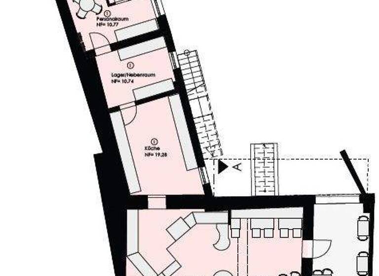 Bar/Café zur Miete 1.250 € 75 m² Gastrofläche Kulmbach 95326