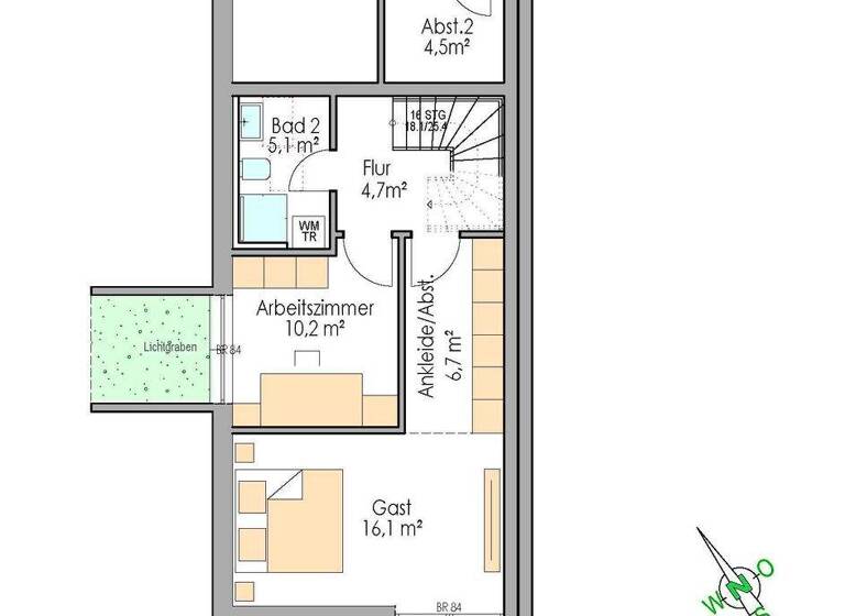 Maisonette zum Kauf - Erstbezug 668.000 € 4 Zimmer 111,5 m² Großkarolinenfeld 83109