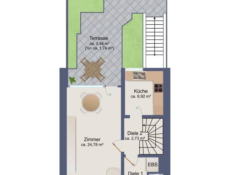 Reihenmittelhaus zum Kauf 339.000 € 4 Zimmer 86,2 m² 196 m² Grundstück Billstedt Hamburg 22115