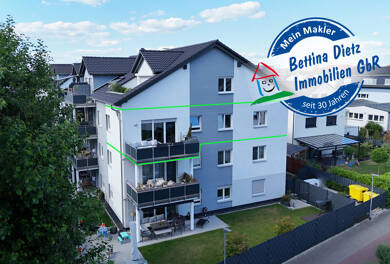 Wohnung zur Miete 1.300 € 4 Zimmer 100 m² 2. Geschoss Hausen Obertshausen 63179
