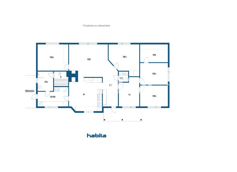 Einfamilienhaus zum Kauf 219.000 € 6 Zimmer 130 m² 1.409 m² Grundstück Eteläranta 9 Tyrnävä 91800