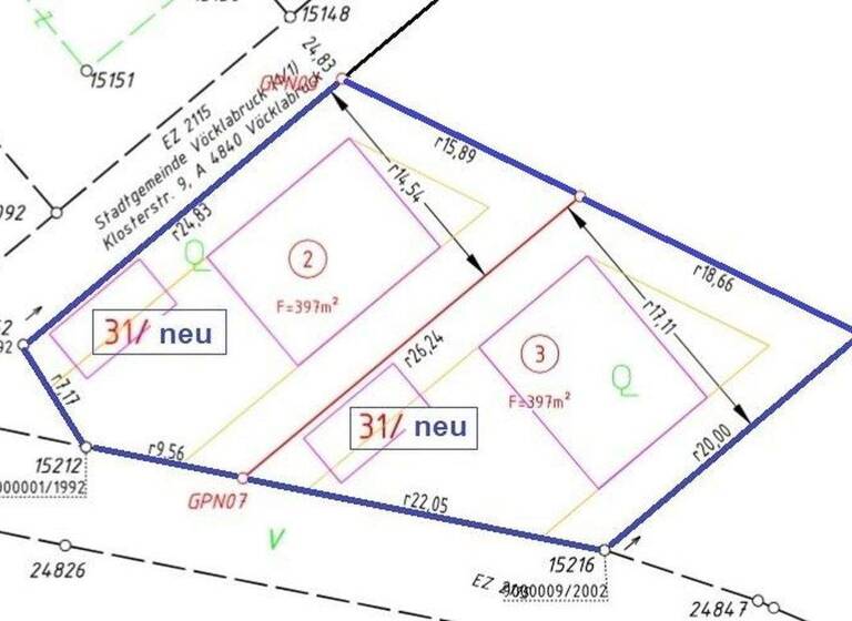Grundstück zum Kauf provisionsfrei 119.000 € 397 m² Grundstück Baumannweg Vöcklabruck 4840