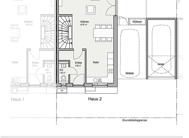 Doppelhaushälfte zum Kauf - Erstbezug 1.130.000 € 5 Zimmer 143,5 m² 208,4 m² Grundstück Wolfratshausen 82515