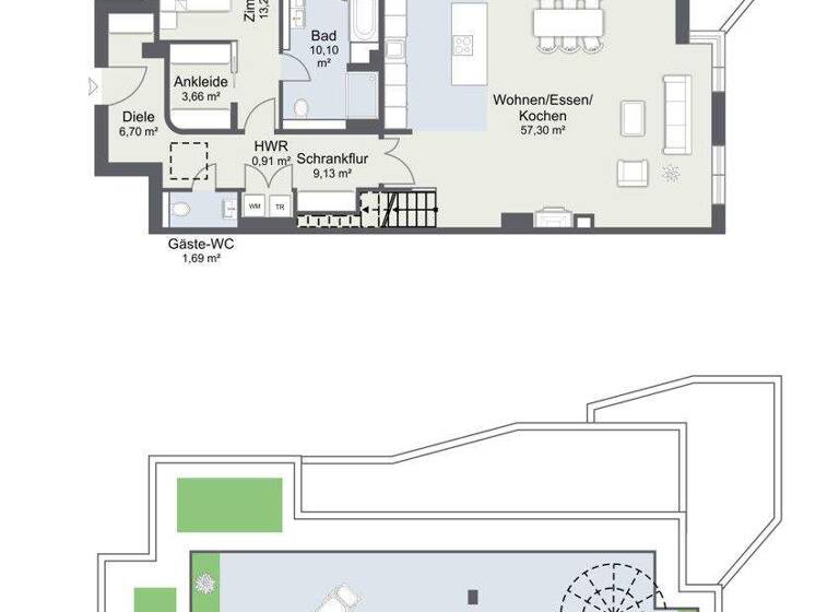 Penthouse zum Kauf 979.000 € 2 Zimmer 122,6 m² 5. Geschoss frei ab sofort Friedrichshain Berlin 10247