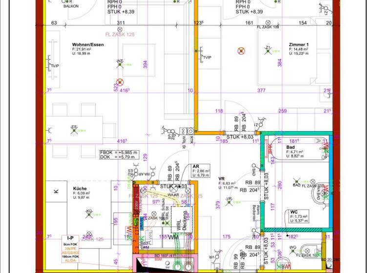 Wohnung zum Kauf - Erstbezug 227.842 € 2 Zimmer 58,4 m² 2. Geschoss Neustifter Straße 6 Kirchberg am Wagram 3470
