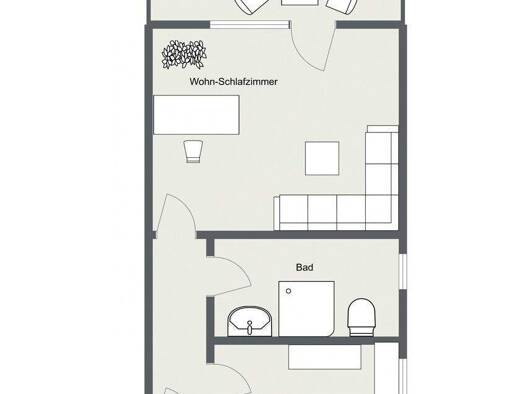 Wohnung zur Miete 511 € 1 Zimmer 37,5 m² frei ab 01.02.2026 Rahlstedt Hamburg 22149