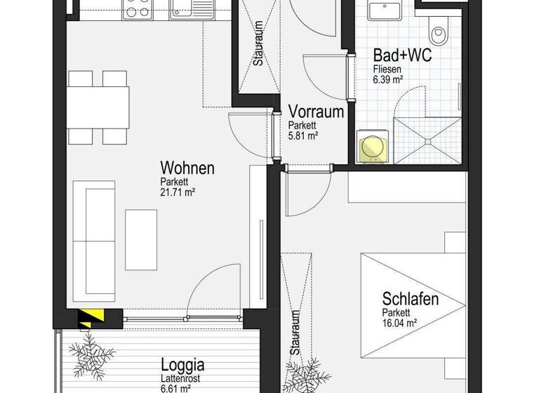 Wohnung zur Miete - Erstbezug 378 € 2 Zimmer 50 m² Allee 30 Neuhofen im Innkreis 4912