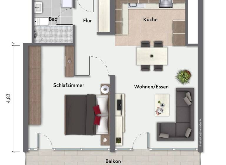 Wohnung zum Kauf 695.000 € 2 Zimmer 64 m² Travemünde Lübeck / Travemünde 23570