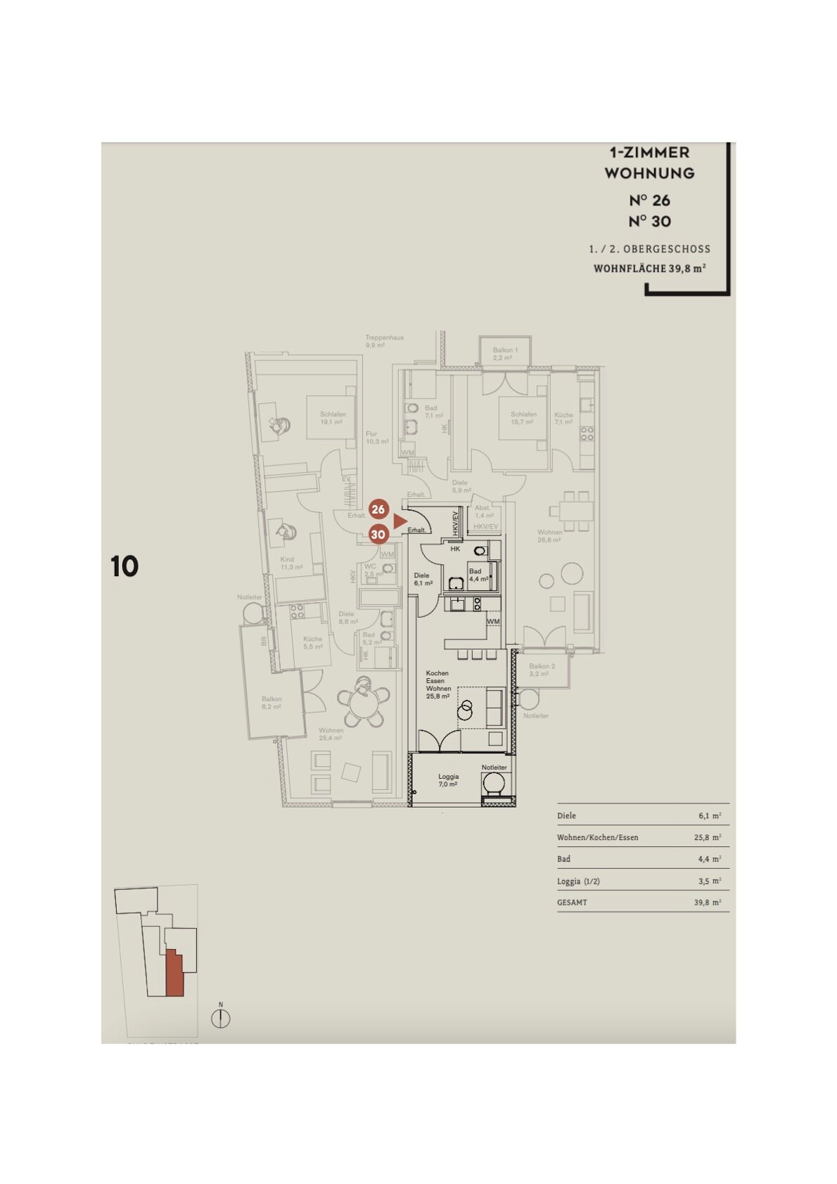 Wohnung zum Kauf 555.000 € 1 Zimmer 40 m²<br/>Wohnfläche 2.<br/>Geschoss Westend München 80339