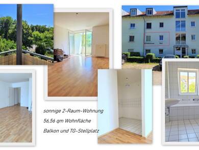 Wohnung zum Kauf 130.000 € 2 Zimmer 56,9 m² 2. Geschoss frei ab sofort Bruno-Apitz-Straße 2-2c Schöndorf Weimar 99427