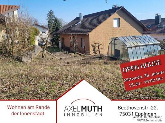 Einfamilienhaus zum Kauf 389.000 € 6 Zimmer 150 m² 585 m² Grundstück Beethovenstr. 22 Eppingen 75031