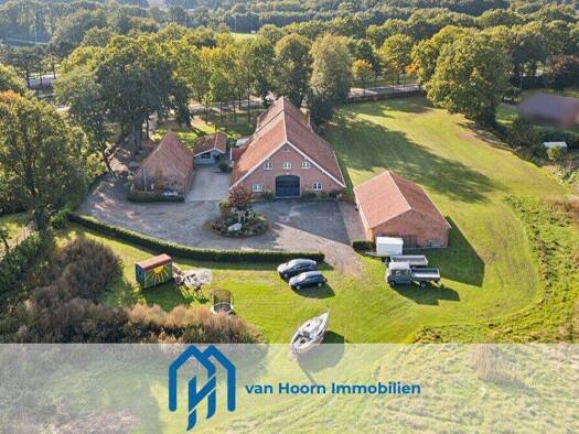 Bauernhaus zum Kauf 789.000 € 8 Zimmer 252 m² 11.668 m² Grundstück Sedelsberg Saterland / Sedelsberg 26683