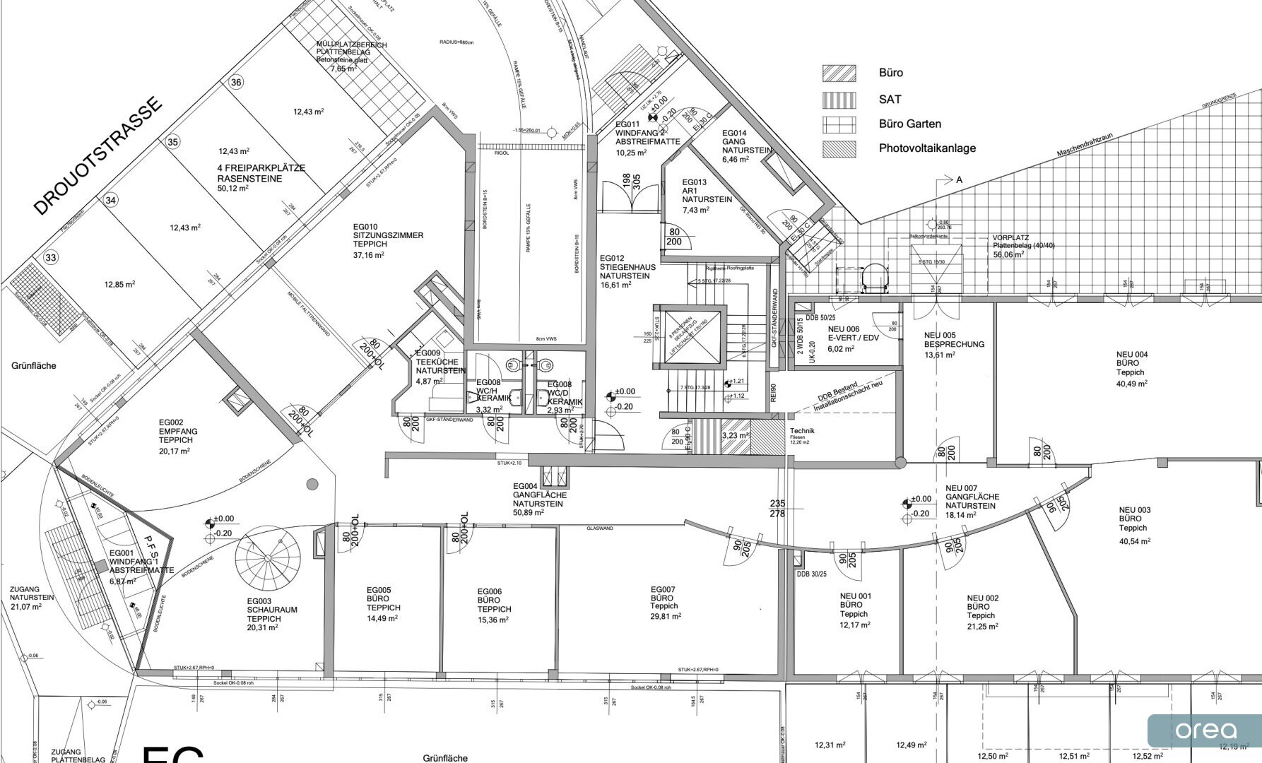 Büro-/Praxisfläche zum Kauf 1.990.000 € Gürtelstraße Lustenau Linz 4020