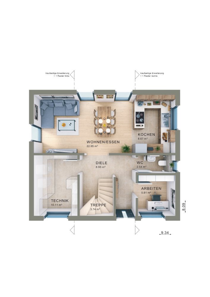 Einfamilienhaus zum Kauf 386.270 € 5 Zimmer 125 m²<br/>Wohnfläche 1.200 m²<br/>Grundstück Plötz Wettin-Löbejün 06193