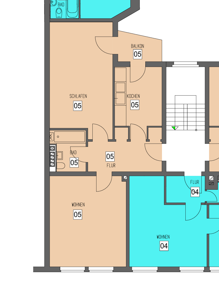 Studio zur Miete 925 € 2 Zimmer 75 m²<br/>Wohnfläche 1.<br/>Geschoss 01.02.2025<br/>Verfügbarkeit Merkelsgasse 17 Wöhrd Nürnberg 90489