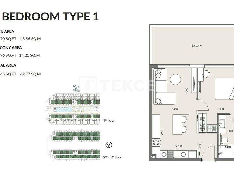 Studio zum Kauf 240.000 € 2 Zimmer 70 m² EG Dubai