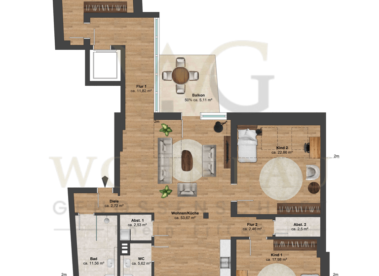 Penthouse zum Kauf - Erstbezug 549.000 € 4 Zimmer 143 m² 3. Geschoss Jülich 52428