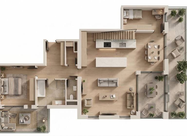 Penthouse zum Kauf - Erstbezug provisionsfrei 3 Zimmer Bahnhofstraße 2 Gmunden 4810