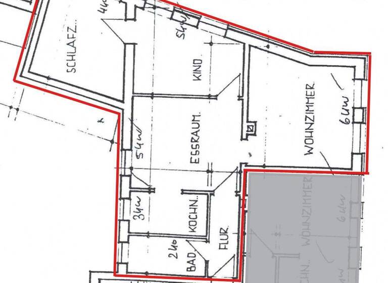 Wohnung zur Miete 650 € 3 Zimmer 77 m² 2. Geschoss frei ab 01.04.2026 Postweg 29 Sterkrade-Mitte Oberhausen 46145