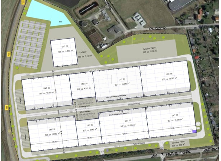 Lagerhalle zur Miete provisionsfrei 88.320 m² Lagerfläche teilbar ab 4.140 m² Oebisfelde 39646