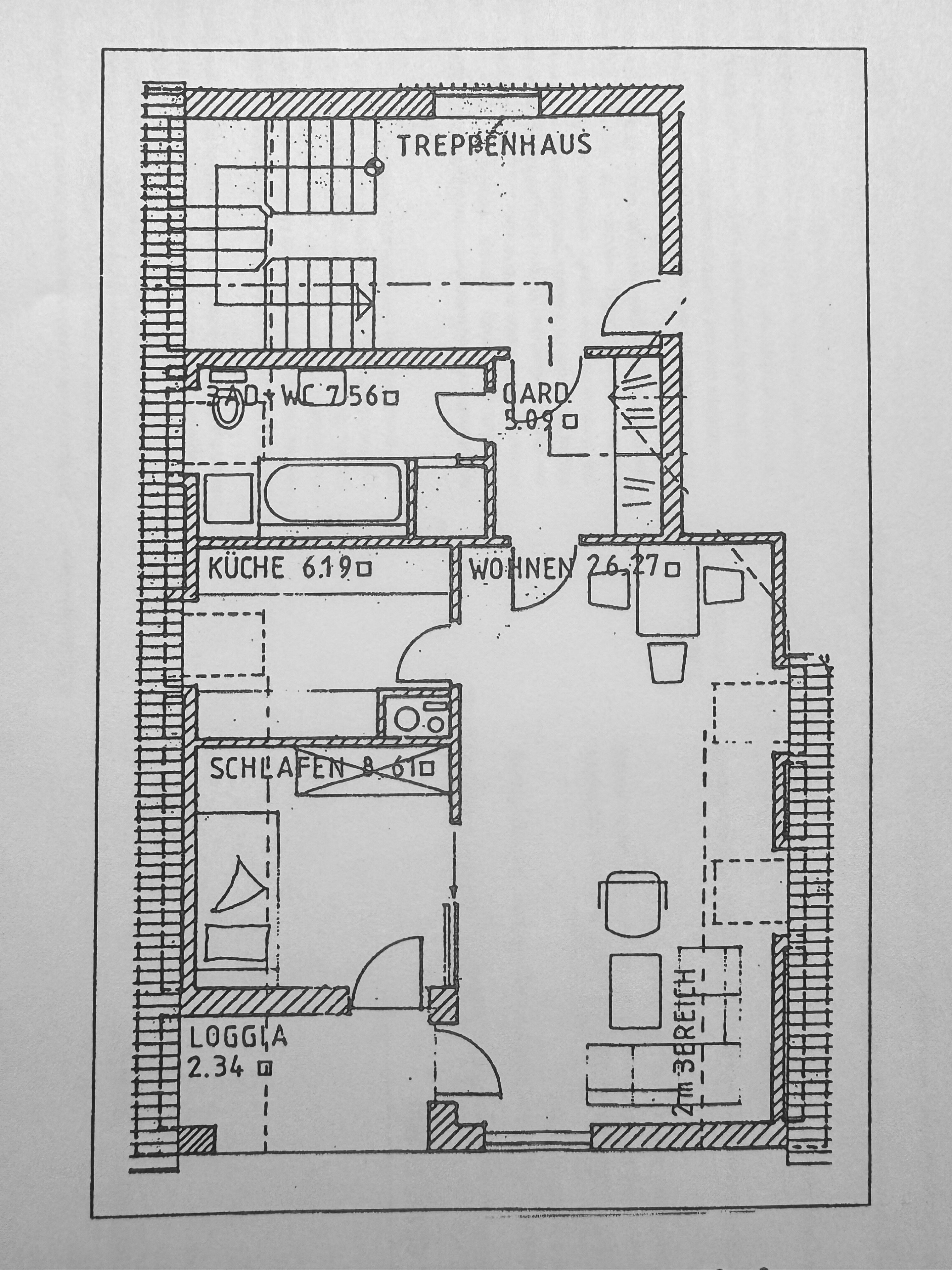 Studio zur Miete 850 € 2 Zimmer 53 m²<br/>Wohnfläche 1.<br/>Geschoss Erding Erding 85435