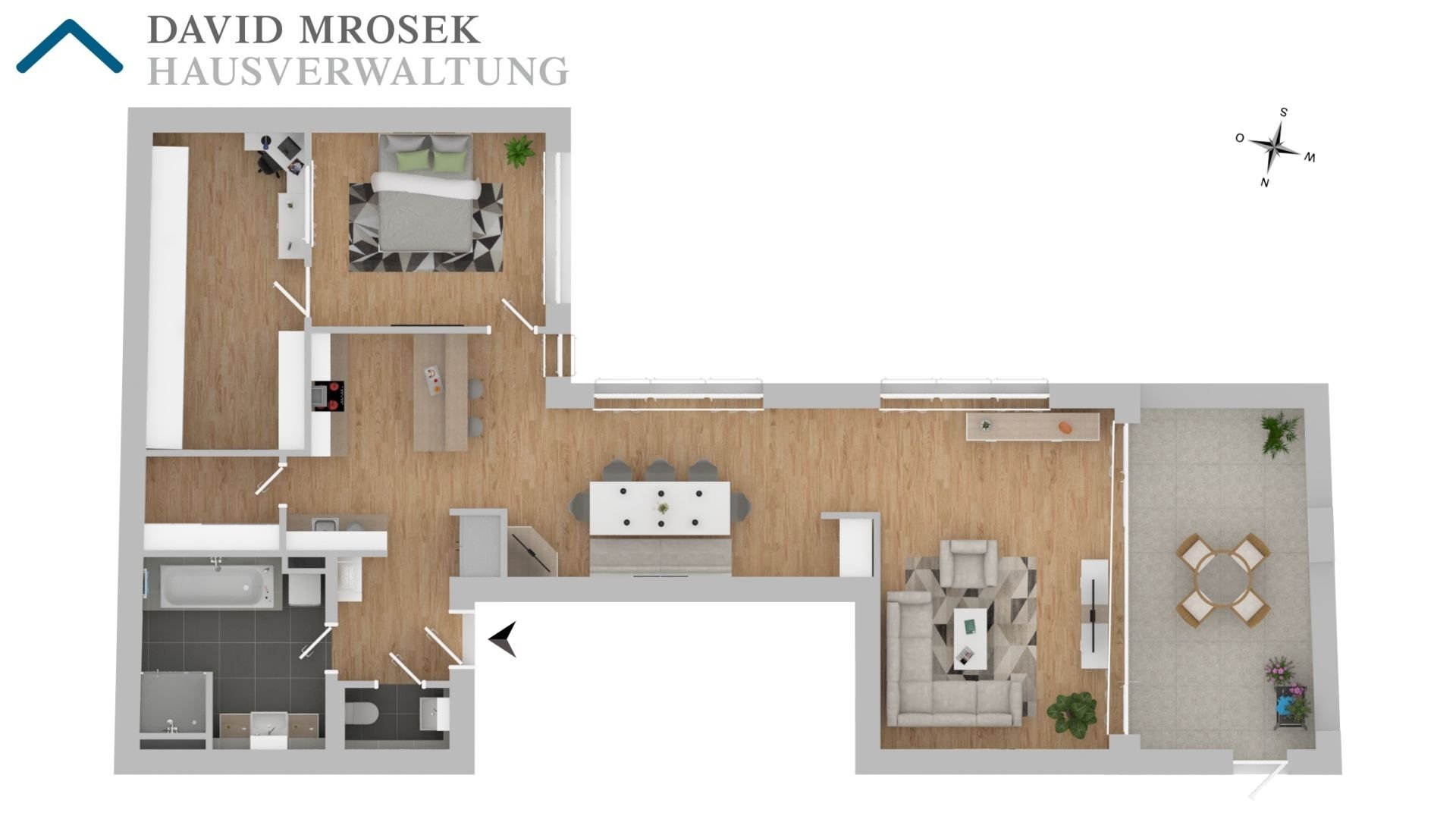 Wohnung zum Kauf provisionsfrei 400.000 € 2 Zimmer 100,2 m²<br/>Wohnfläche Innstraße Rosenheim 83022