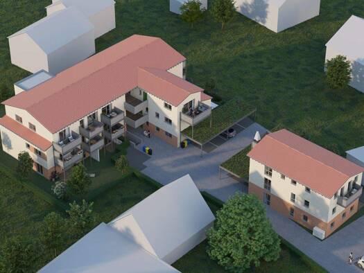 Wohnung zum Kauf - Erstbezug provisionsfrei 269.500 € 2 Zimmer 52,1 m² Hirschaid Hirschaid 96114